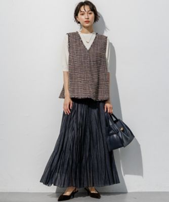 GIOLICAツイード ジレ（BLWOLA0315） | 23区 (Women