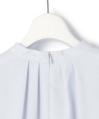 ゆっち☆バックサテンフロントタックブラウス バックサテンアムンゼン フロントタックブラウス / 23区 S