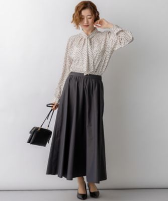 ランダムドットプリント タックブラウス（BLWOLS0305） | 23