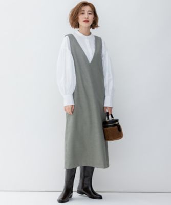 洗える】CANCLINI ボリュームスリーブ シャツ