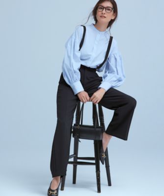 洗える】CANCLINI ボリュームスリーブ シャツ