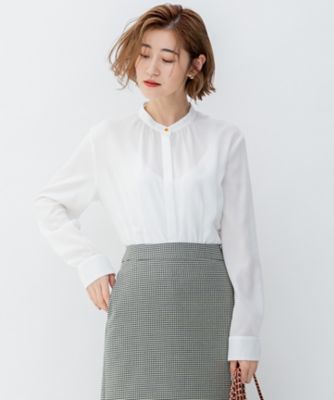 ＜23区 (Women)＞【洗える】キュアセルツイル　ウエストタック　ブラウス（ＢＬＷＯＳＡ０３０９）