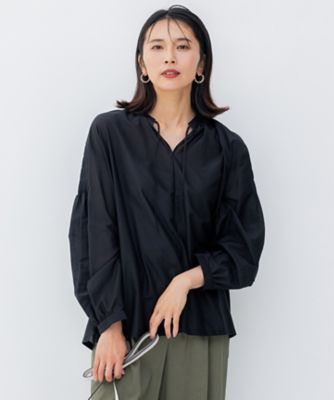 BALLSEY スキッパーブラウス　ストライプ　コットンシルク Ballsey - 【早い者勝ち】 BALLSEY ボールジー シルク