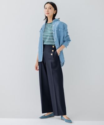 【洗える】２３区ＤＥＮＩＭ　ライトダンガリー　シャツ（ＢＬＷＯＳＳ０２１７）