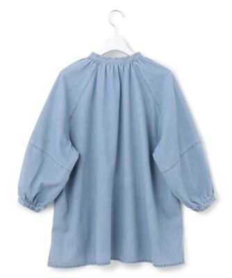【洗える】２３区ＤＥＮＩＭ　ライトダンガリー　スキッパー　ブラウス（ＢＬＷＯＳＳ０２１８）