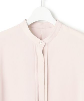 洗える】バックサテンアムンゼン ブラウス