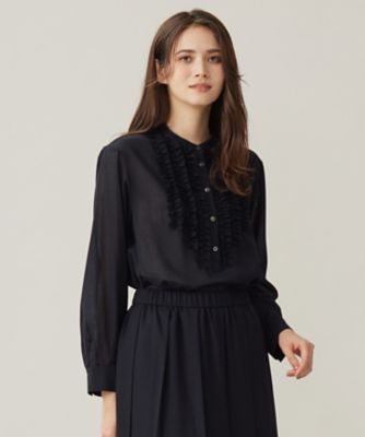 セットアップ対応・洗える】ハイツイストビエラフロントフリル