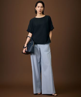 人気素材・新色追加】ラスティックメッシュドルマンスリーブ T
