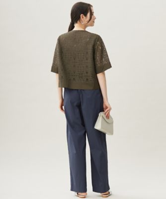 フラワータイルレース ブラウス（BLWRGA0203） | 自由区 L