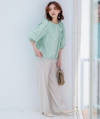 洗える】シャルマンエンブロイダリー ブラウス（BLWSCM0605