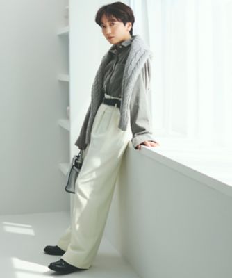 洗える】コットン コーデュロイ ブラウス（BLWSCW0419