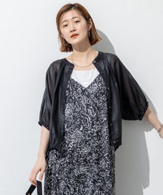 23区 S (Women/小さいサイズ)/ニジュウサンク エス 【洗える】ソフトシアーフィルム　コンパクト　ブラウス（ＢＬＷＳＧＡ０１０４）