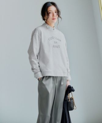 洗える】CANCLINI クロップド テントライン シャツ
