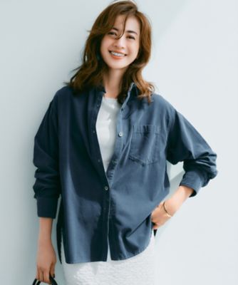 見上愛さん着用／Oggi11月号掲載】コットン コーデュロイ シャツ