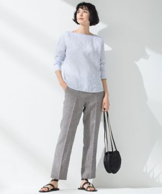 UNIQLO ボートネックブラウス - トップス