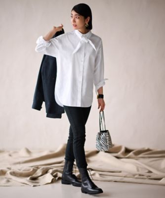 新品未使用　23区 蛯原友里 スカーフパネル カーディガン 23区】蛯原友里が纏う、秋の23区