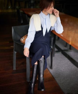 新品未使用　23区 蛯原友里 スカーフパネル カーディガン 23区 【蛯原友里さん着用】スカーフパネルプリント カーディガン