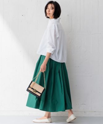 【Ｏｇｇｉ４月号掲載／洗える】ＣＡＮＣＬＩＮＩ　クロップド　シャツ（ＢＬＷＷＣＭ０３１４）
