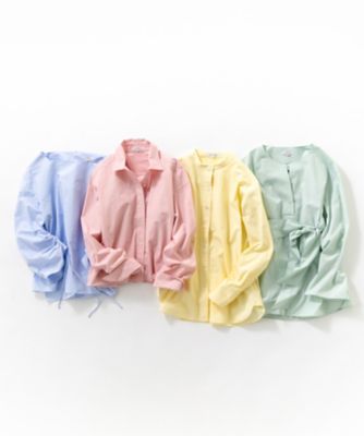 【Ｏｇｇｉ４月号掲載／洗える】ＣＡＮＣＬＩＮＩ　クロップド　シャツ（ＢＬＷＷＣＭ０３１４）