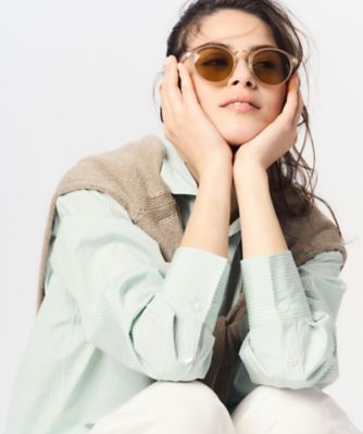 【Ｏｇｇｉ４月号掲載／洗える】ＣＡＮＣＬＩＮＩ　クロップド　シャツ（ＢＬＷＷＣＭ０３１４）