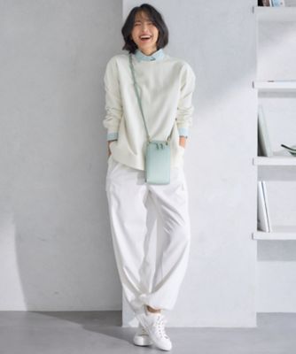【Ｏｇｇｉ４月号掲載／洗える】ＣＡＮＣＬＩＮＩ　クロップド　シャツ（ＢＬＷＷＣＭ０３１４）