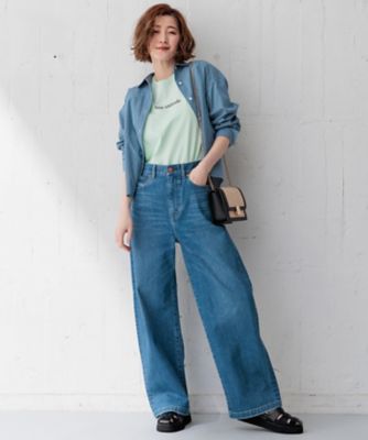 【Ｏｇｇｉ４月号掲載／洗える】ＣＡＮＣＬＩＮＩ　クロップド　シャツ（ＢＬＷＷＣＭ０３１４）
