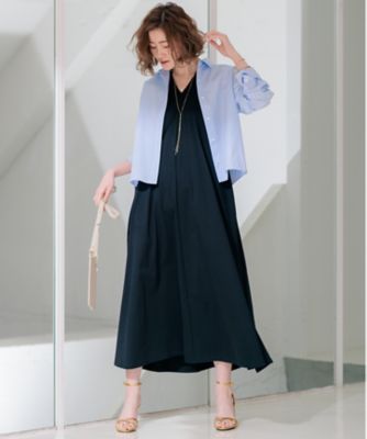 【Ｏｇｇｉ４月号掲載／洗える】ＣＡＮＣＬＩＮＩ　クロップド　シャツ（ＢＬＷＷＣＭ０３１４）