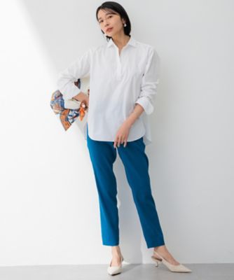 【Ｏｇｇｉ４月号掲載／洗える】ＣＡＮＣＬＩＮＩ　スキッパー　シャツ（ＢＬＷＷＣＭ０３１６）