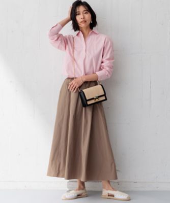 【Ｏｇｇｉ４月号掲載／洗える】ＣＡＮＣＬＩＮＩ　スキッパー　シャツ（ＢＬＷＷＣＭ０３１６）