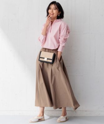 【Ｏｇｇｉ４月号掲載／洗える】ＣＡＮＣＬＩＮＩ　スキッパー　シャツ（ＢＬＷＷＣＭ０３１６）