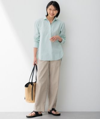 【Ｏｇｇｉ４月号掲載／洗える】ＣＡＮＣＬＩＮＩ　スキッパー　シャツ（ＢＬＷＷＣＭ０３１６）