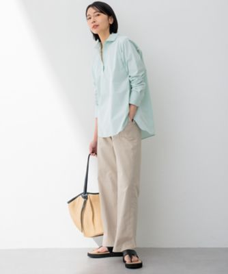 【Ｏｇｇｉ４月号掲載／洗える】ＣＡＮＣＬＩＮＩ　スキッパー　シャツ（ＢＬＷＷＣＭ０３１６）