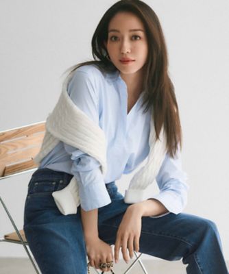 【Ｏｇｇｉ４月号掲載／洗える】ＣＡＮＣＬＩＮＩ　スキッパー　シャツ（ＢＬＷＷＣＭ０３１６）