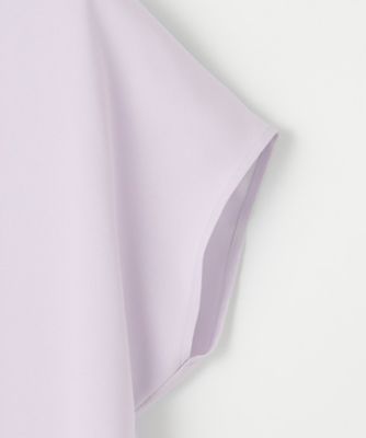 洗える】バックサテンアムンゼン パール釦 ブラウス