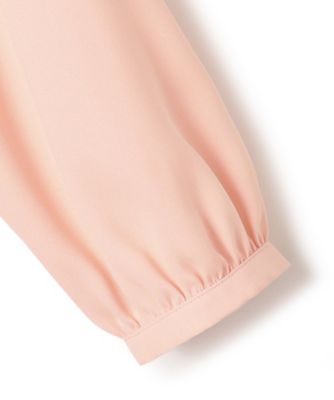 【洗える】バックサテンアムンゼン　ボウタイ付き　ブラウス（ＢＬＷＷＣＳ０００７）