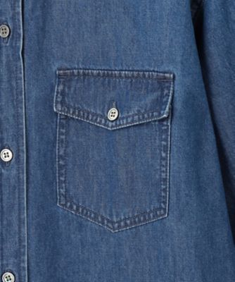 【洗える】２３区ＤＥＮＩＭ　ライトダンガリー　シャツ（ＢＬＷＷＣＳ０２１５）