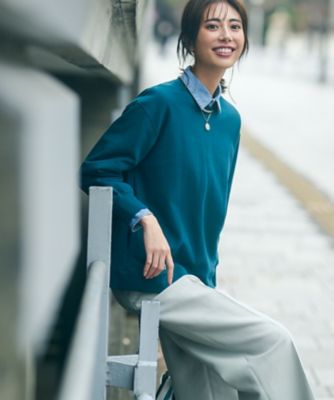 【Ｏｇｇｉ４月号掲載／洗える】２３区ＤＥＮＩＭ　ライトダンガリー　クロップドシャツ（ＢＬＷＷＣＳ０２１６）