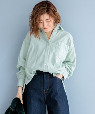 【洗える】コットン コーデュロイ ブラウス 洗える】コットン コーデュロイ ブラウス（BLWWCW0419