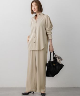 hholicサテンシャツ　ジャケット　アイボリー hholic エイチホリック サテンシャツジャケット satin shirt