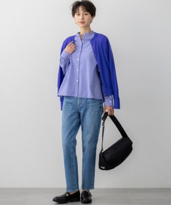 洗える】CANCLINI ティアードフリル ブラウス