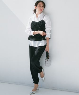 好評につき追加生産／洗える】リボンエンブロイダリー