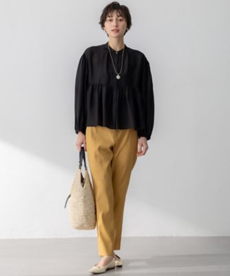 【杏さん着用／ＷＥＢ＆一部店舗限定カラーあり】ソフトオーガンジー　ボリューム　ブラウス（ＢＬＷＷＧＭ０４１２）
