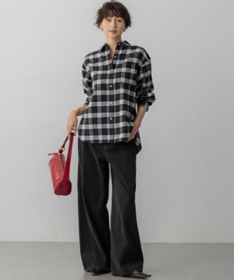 洗える】ブラッシュド ビエラチェック シャツ（BLWWGW6425