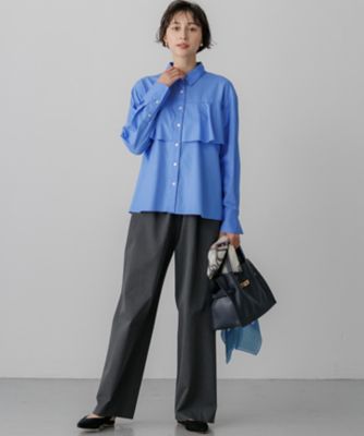 CANCLINI ラッフルフレア ブラウス（BLWWLA0311