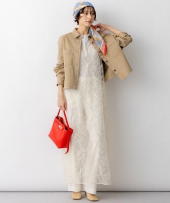 ストレッチギャバ チノ ショート シャツジャケット