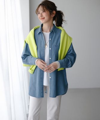 ライトダンガリー デニムシャツ（BLWWLS0213） | 23区 L