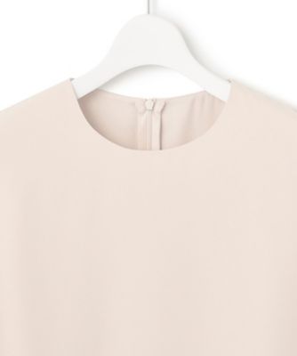 【洗える】バックサテンアムンゼン　フレンチスリーブ　ブラウス（ＢＬＷＷＳＡ０１０３）
