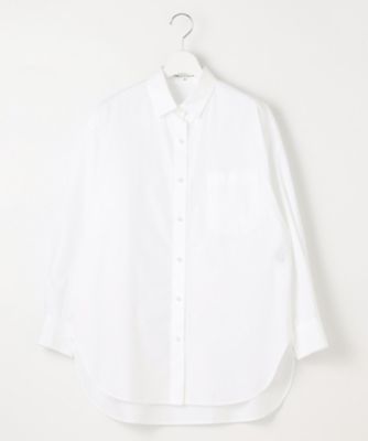 【洗える】ＣＡＮＣＬＩＮＩ　ポケット付き　パールボタン　シャツブラウス（ＢＬＷＷＳＭ０３１０）
