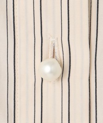 【洗える】ＣＡＮＣＬＩＮＩ　ポケット付き　パールボタン　シャツブラウス（ＢＬＷＷＳＭ０３１０）