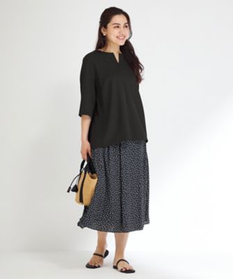 【Ｌサイズ限定／洗える】ハイストレッチツイル　ブラウス（ＢＬＷＷＳＭ０８５１）